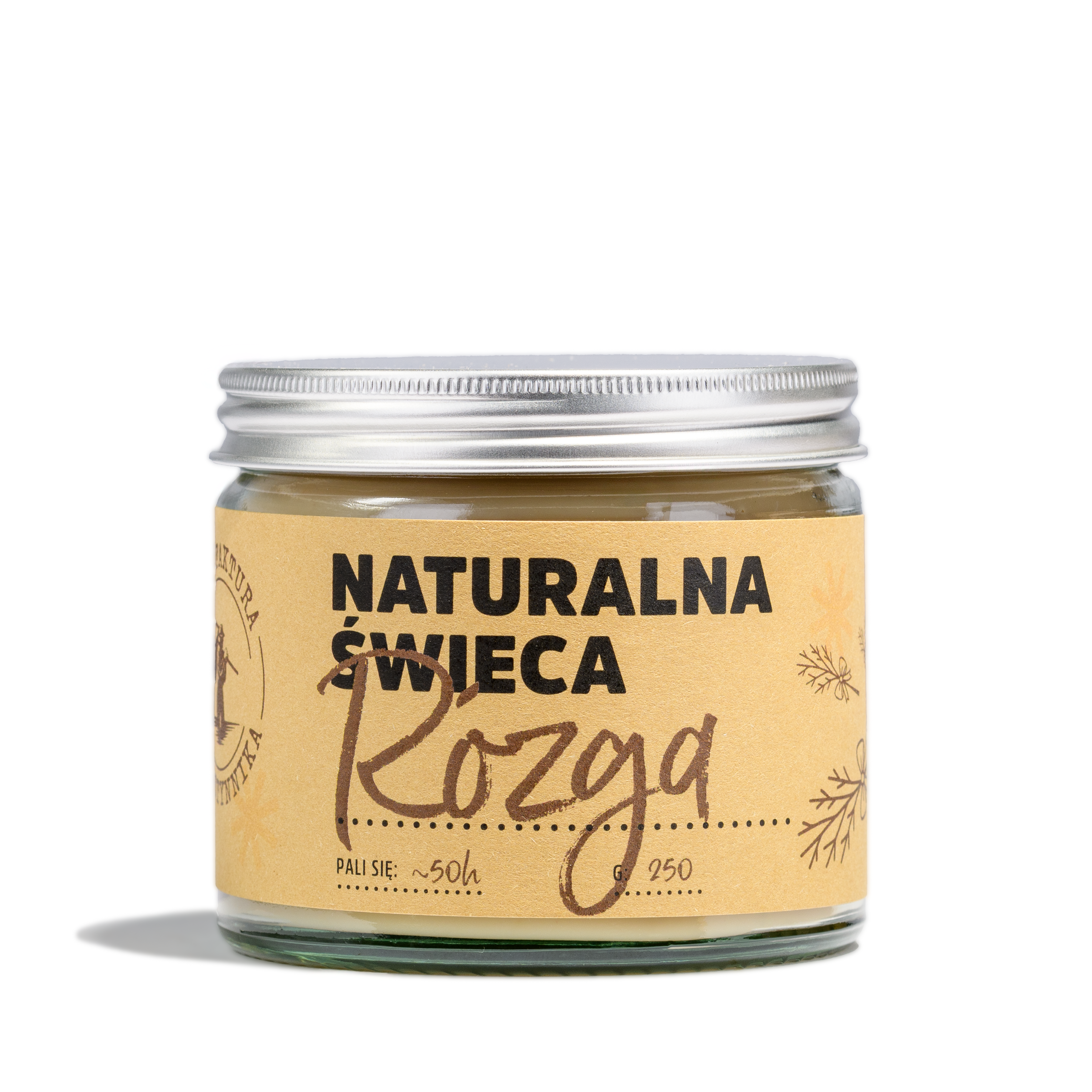 Naturalna Świeca Sojowa Rózga