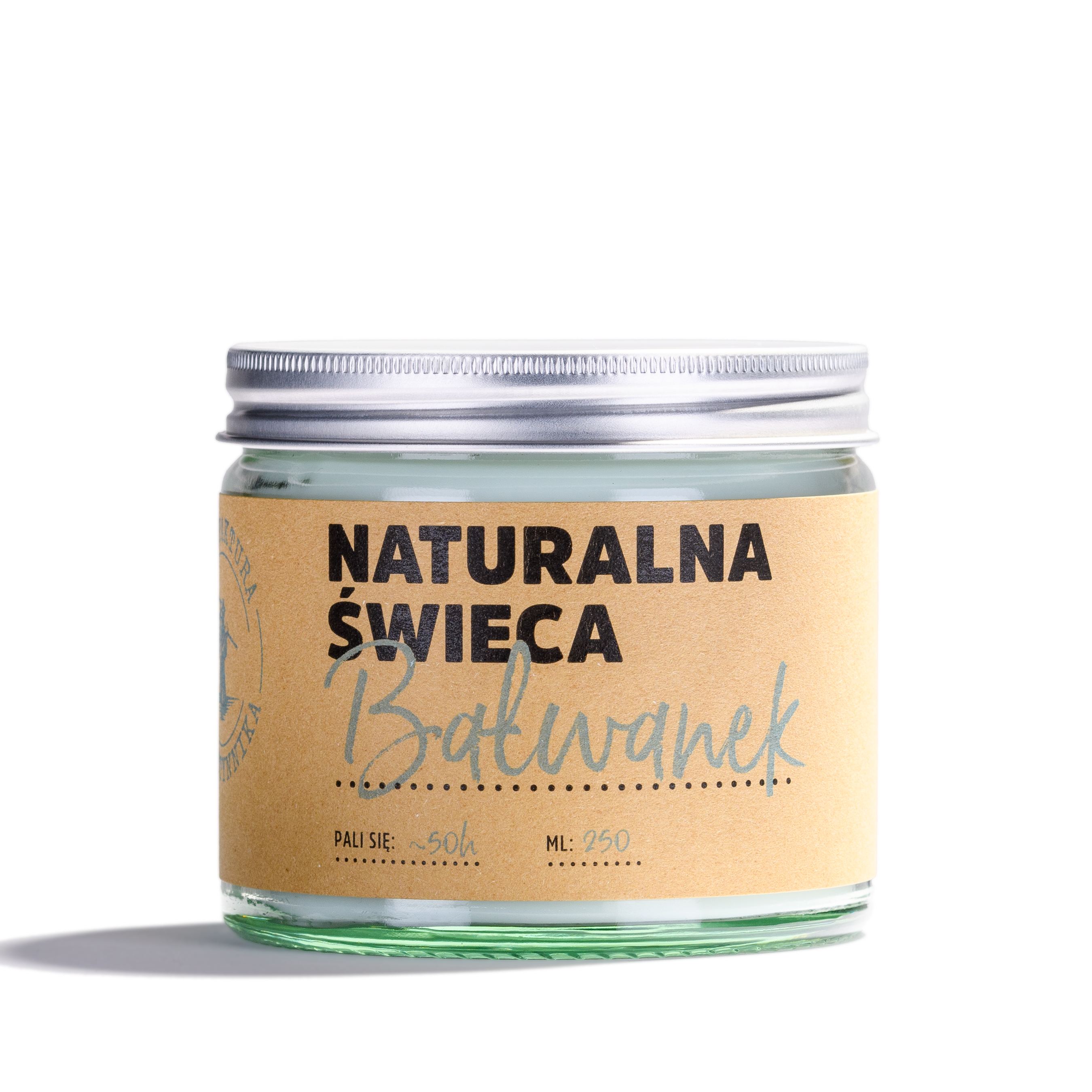 Naturalna Świeca Sojowa Bałwanek