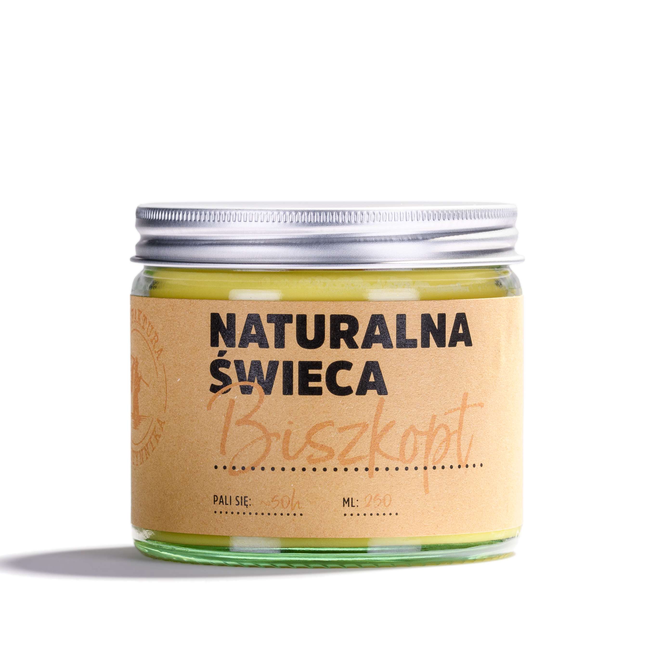 Naturalna Świeca Sojowa Biszkopt