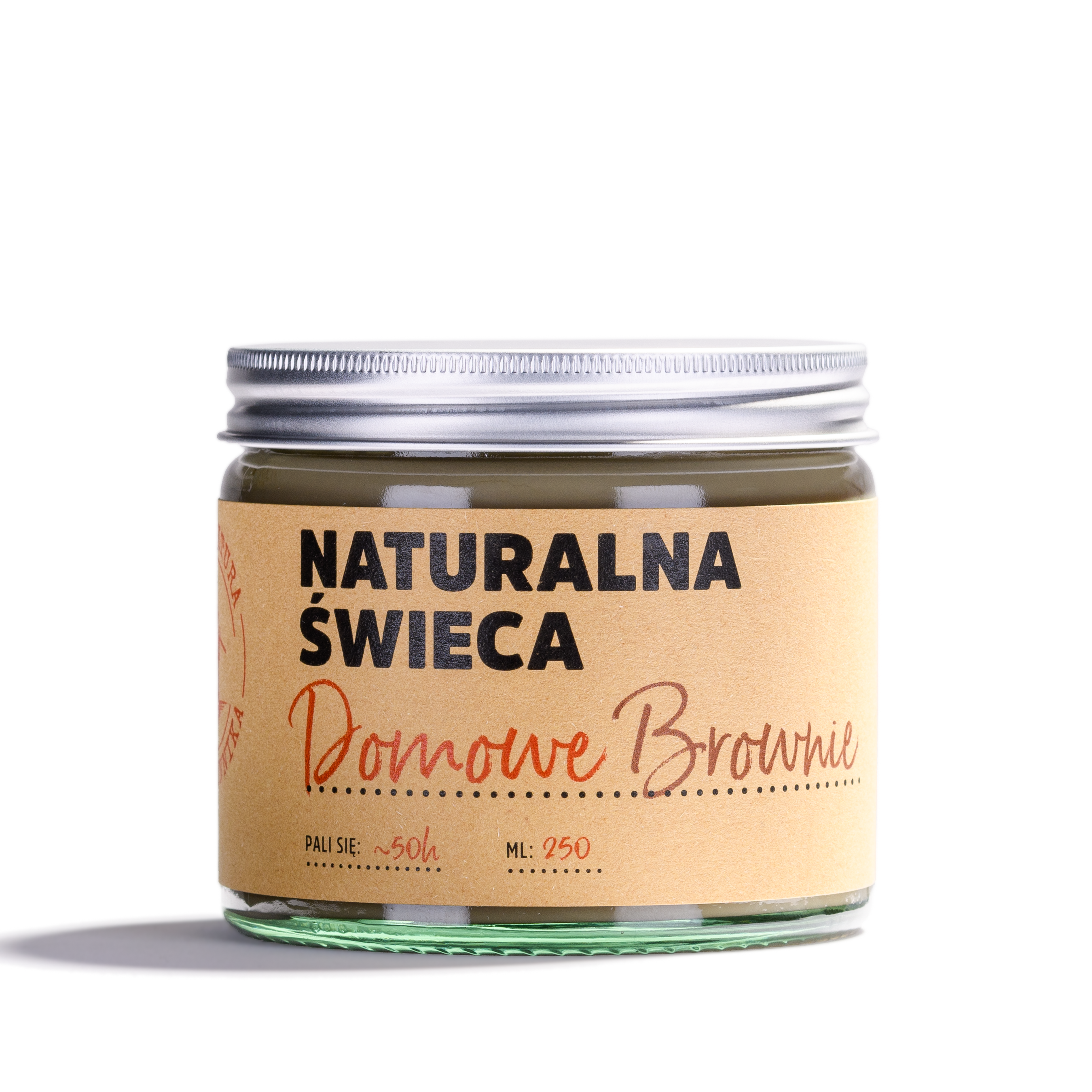 Naturalna Świeca Sojowa Domowe Brownie