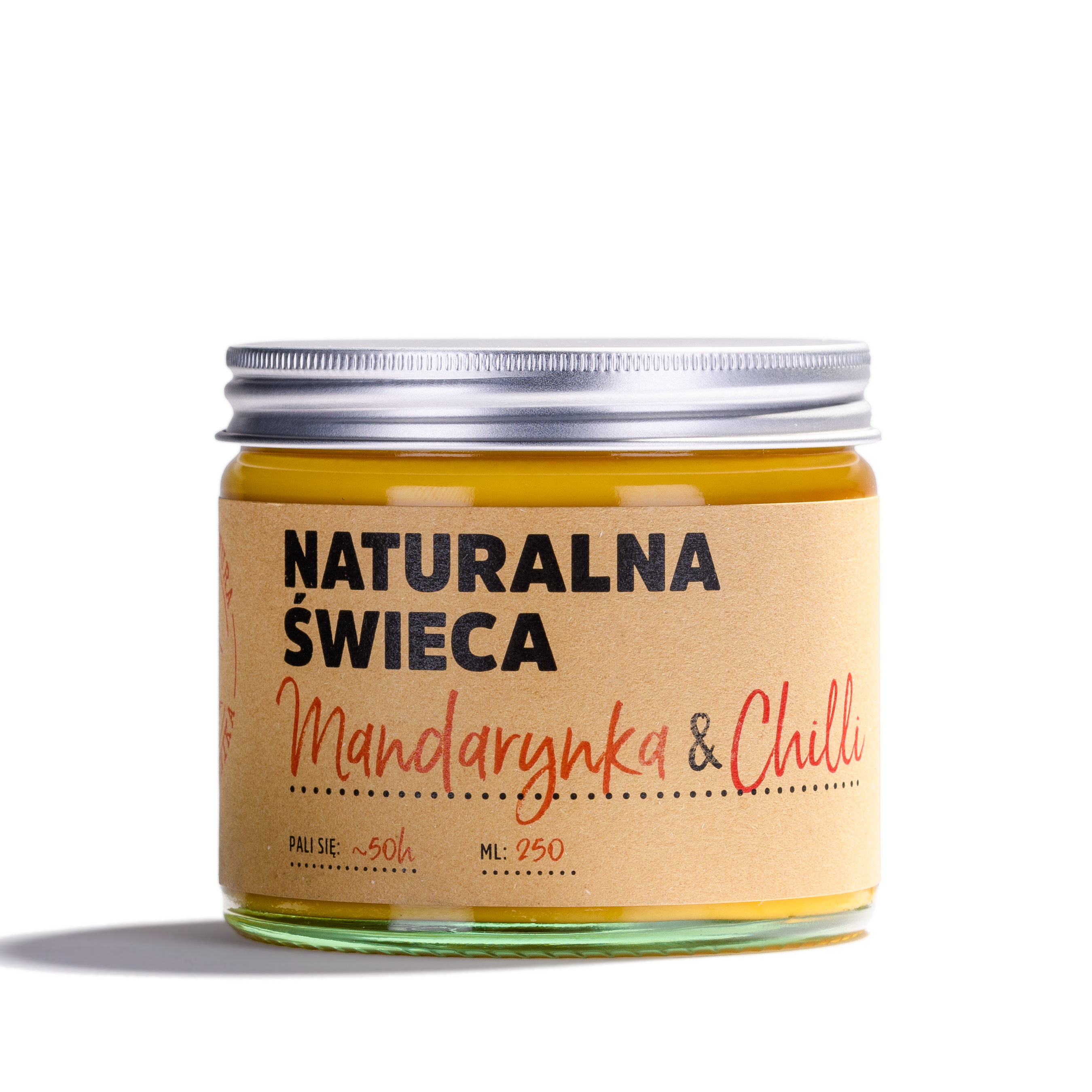 Naturalna Świeca Sojowa Mandarynka & Chilli