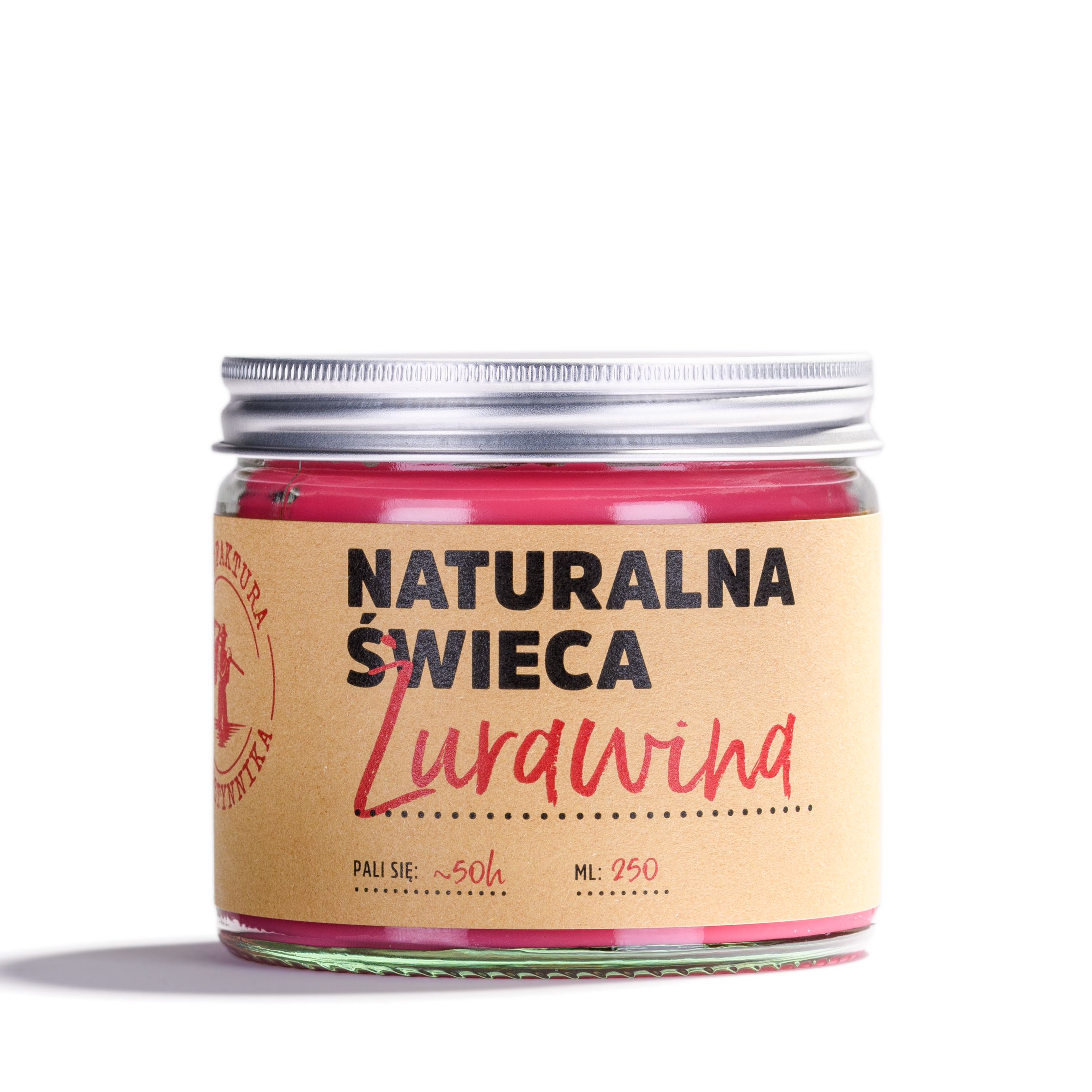 Naturalna Świeca Sojowa Żurawina