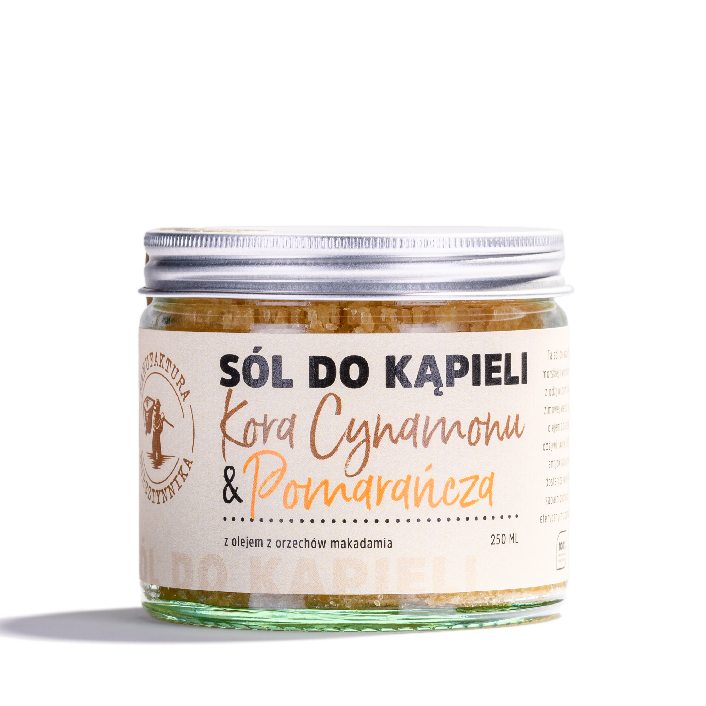 Sól do Kąpieli Kora Cynamonu & Pomarańcza