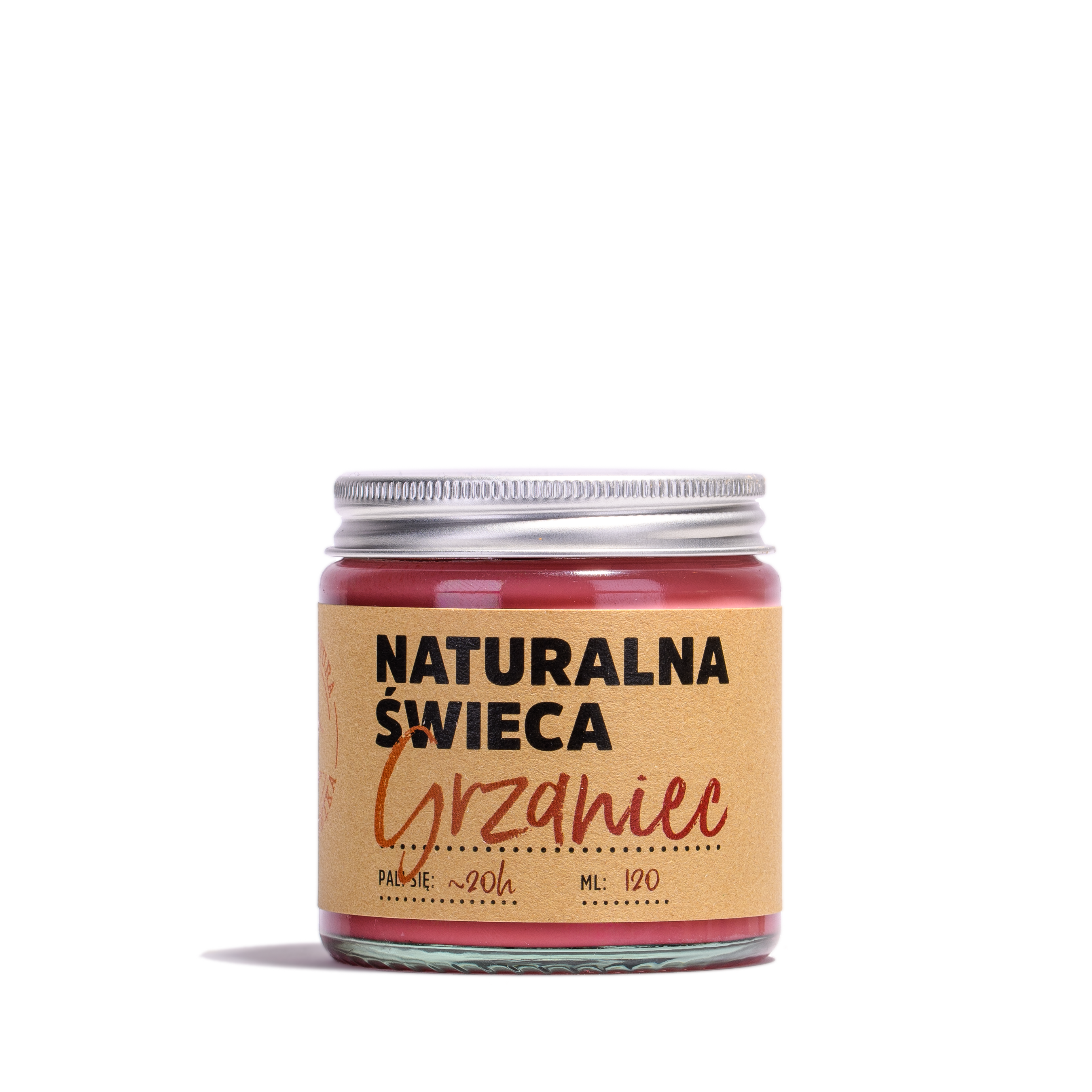 Naturalna Świeca Sojowa Grzaniec