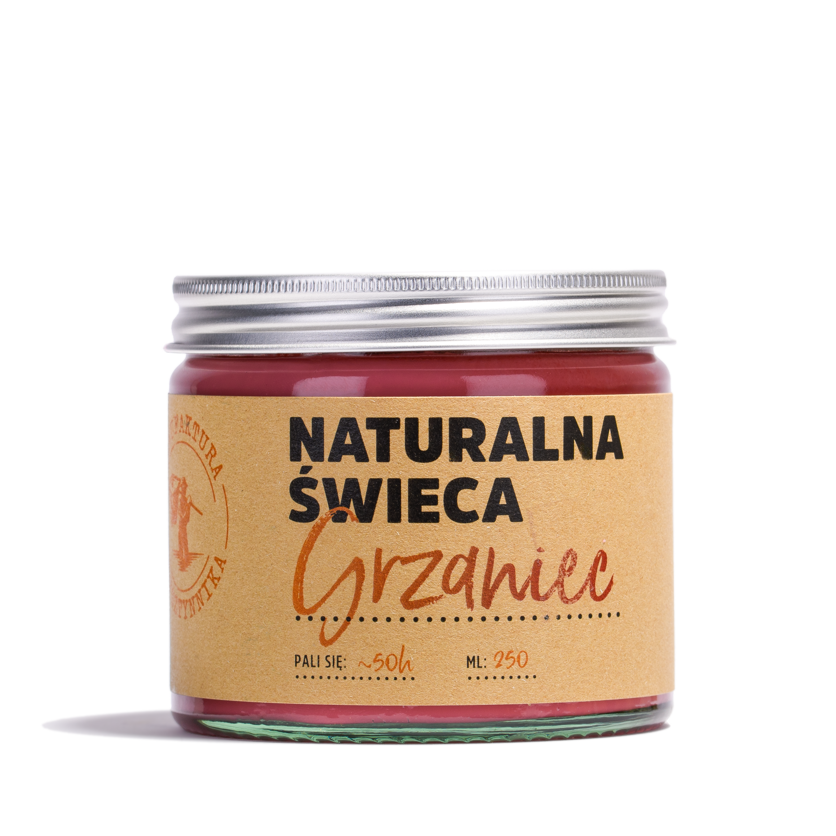 Naturalna Świeca Sojowa Grzaniec