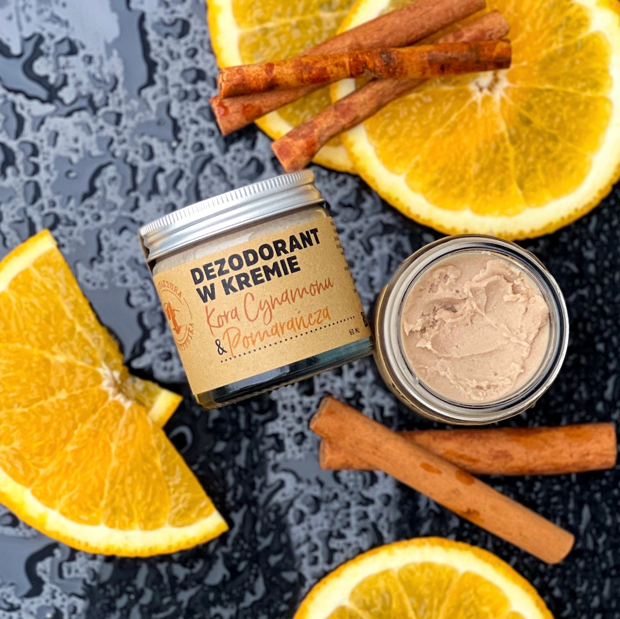 Dezodorant w Kremie Kora Cynamonu & Pomarańcza