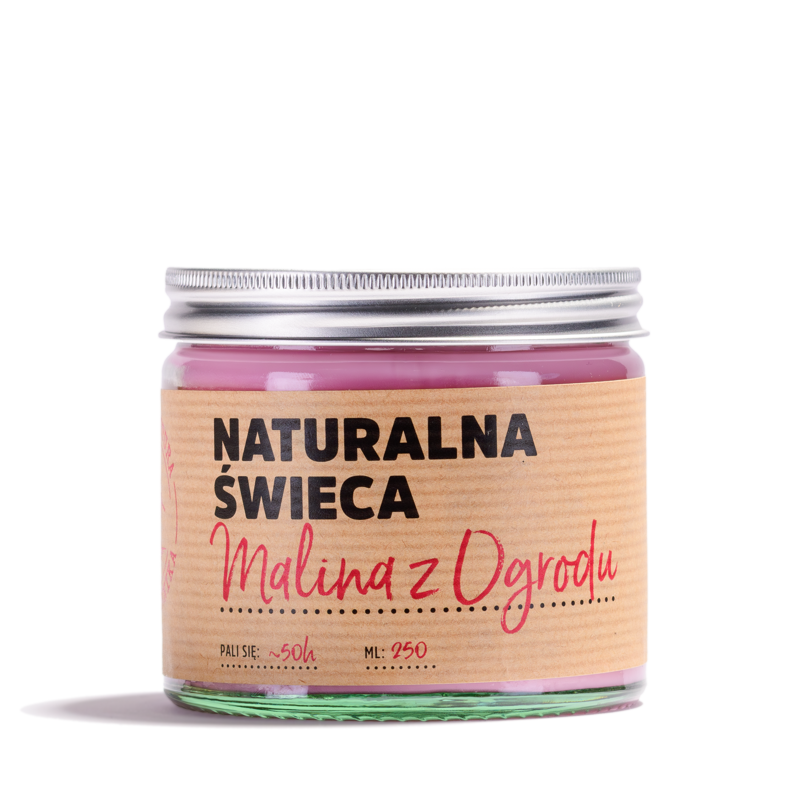 Natural Raspberry Soy Candle from the Garden