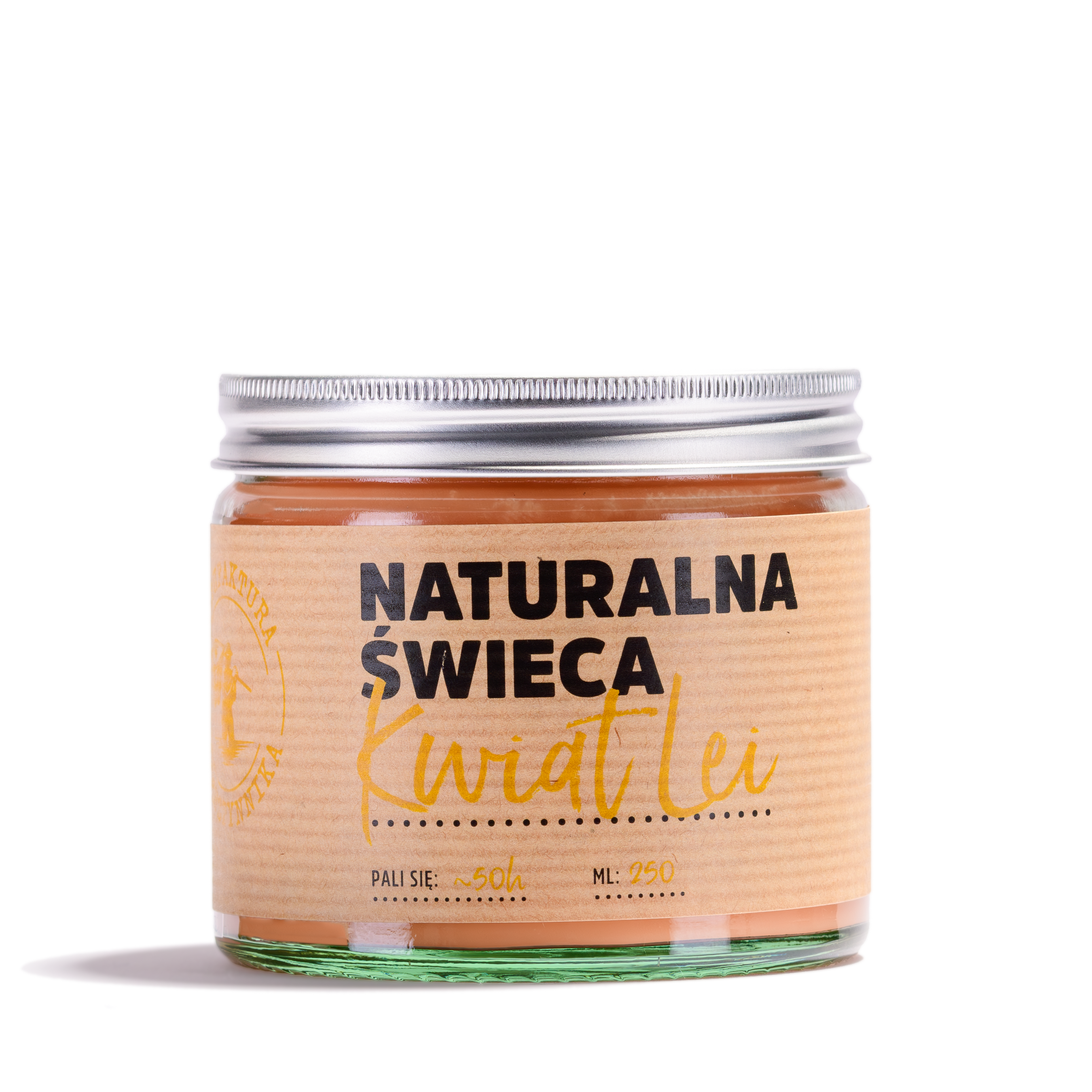 Naturalna Świeca Sojowa Kwiat Lei