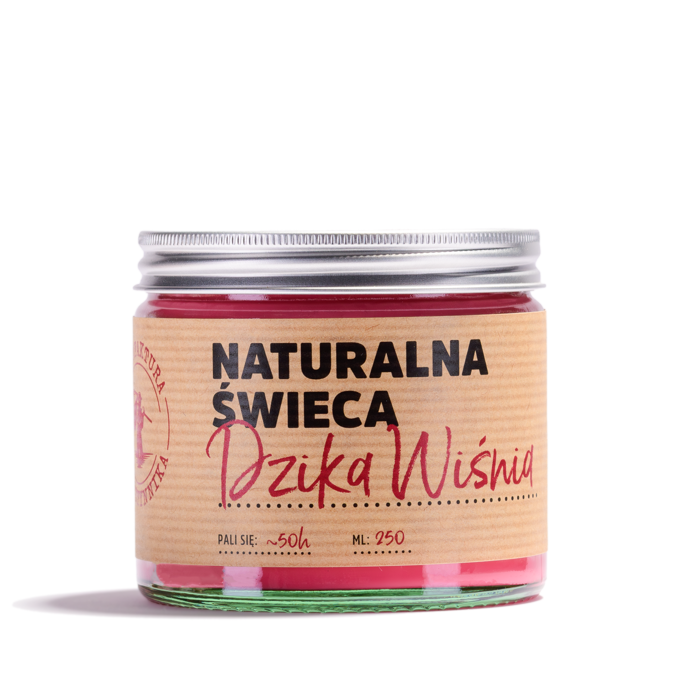 Natural Wild Cherry Soy Candle