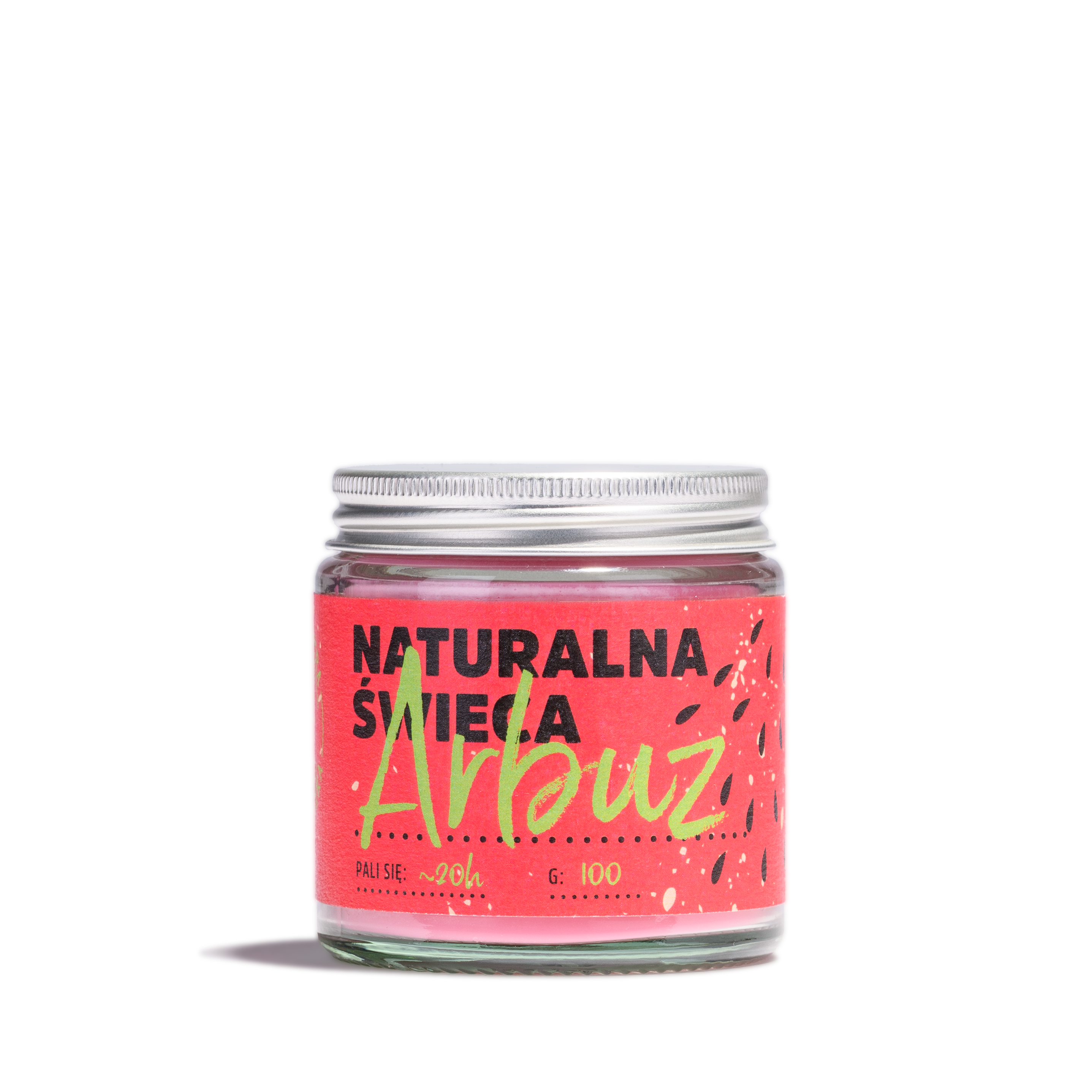 Naturalna Świeca Sojowa Arbuz