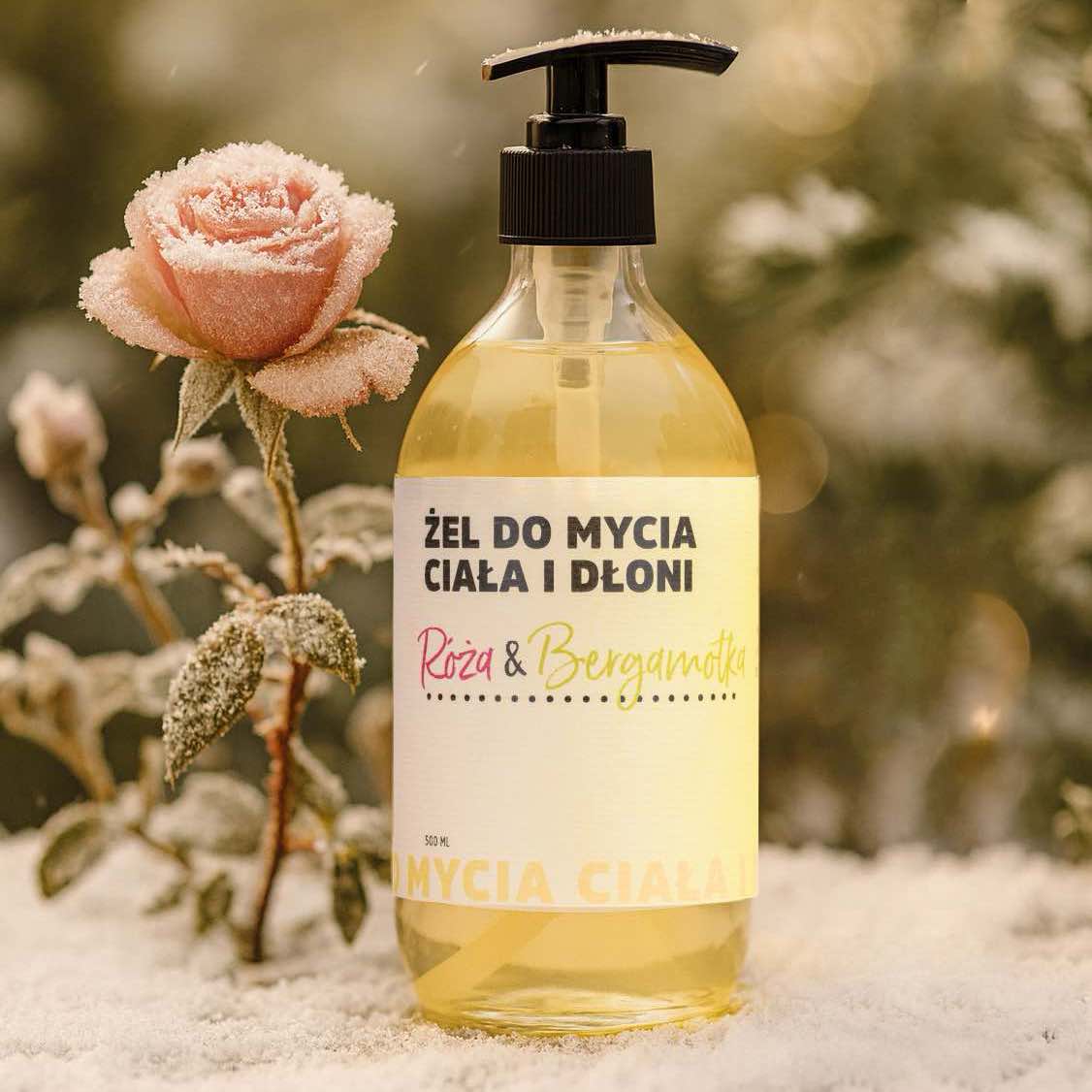 Żel do Mycia Ciała i Dłoni Róża & Bergamotka