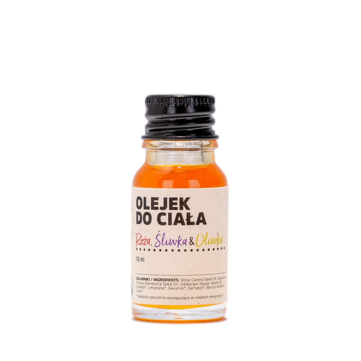 Olejek do ciała Róża, Śliwka & Oliwka