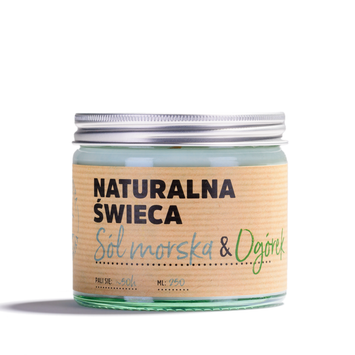 Natural Soy Candle Sea Salt & Cucumber