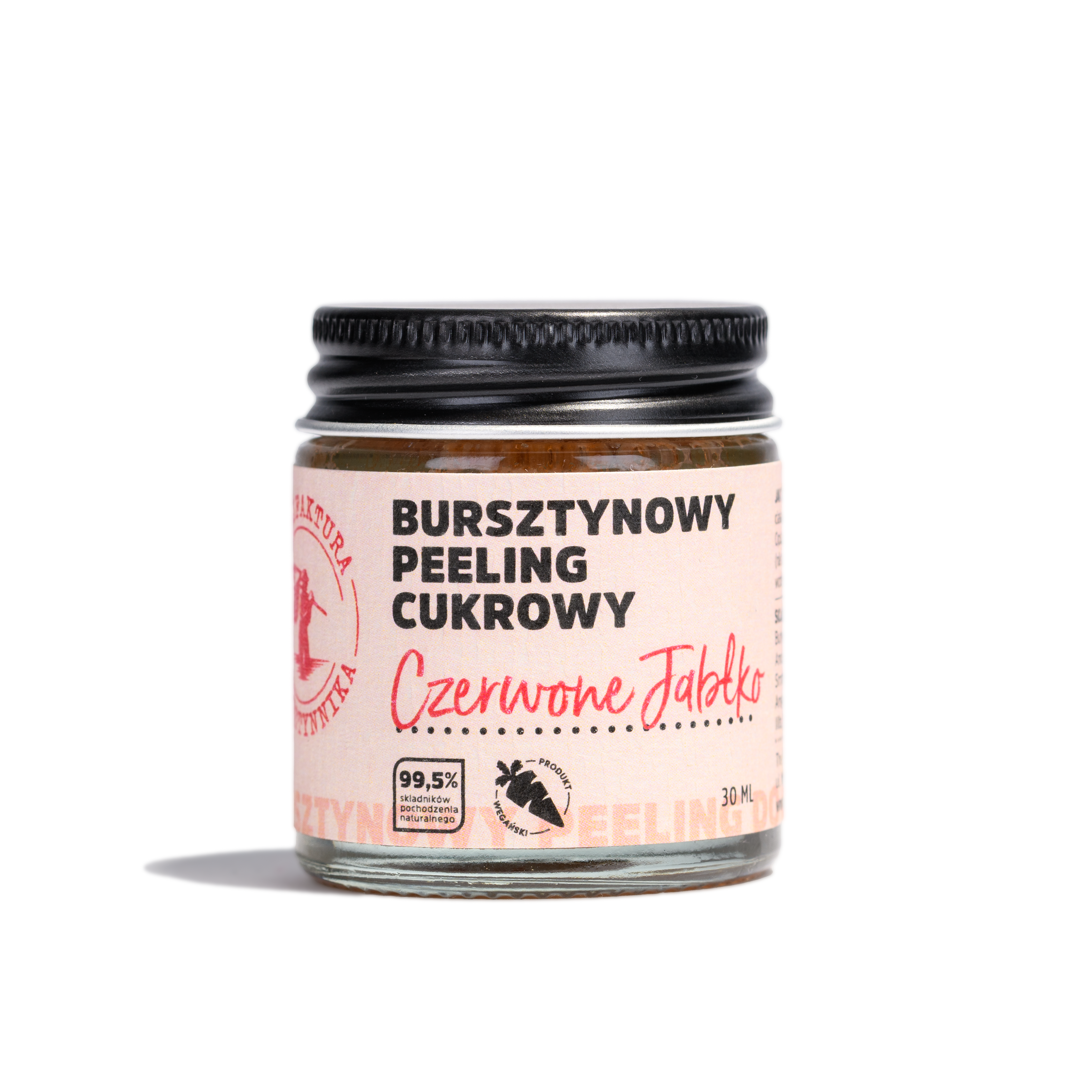 Peeling Cukrowy Czerwone Jabłko