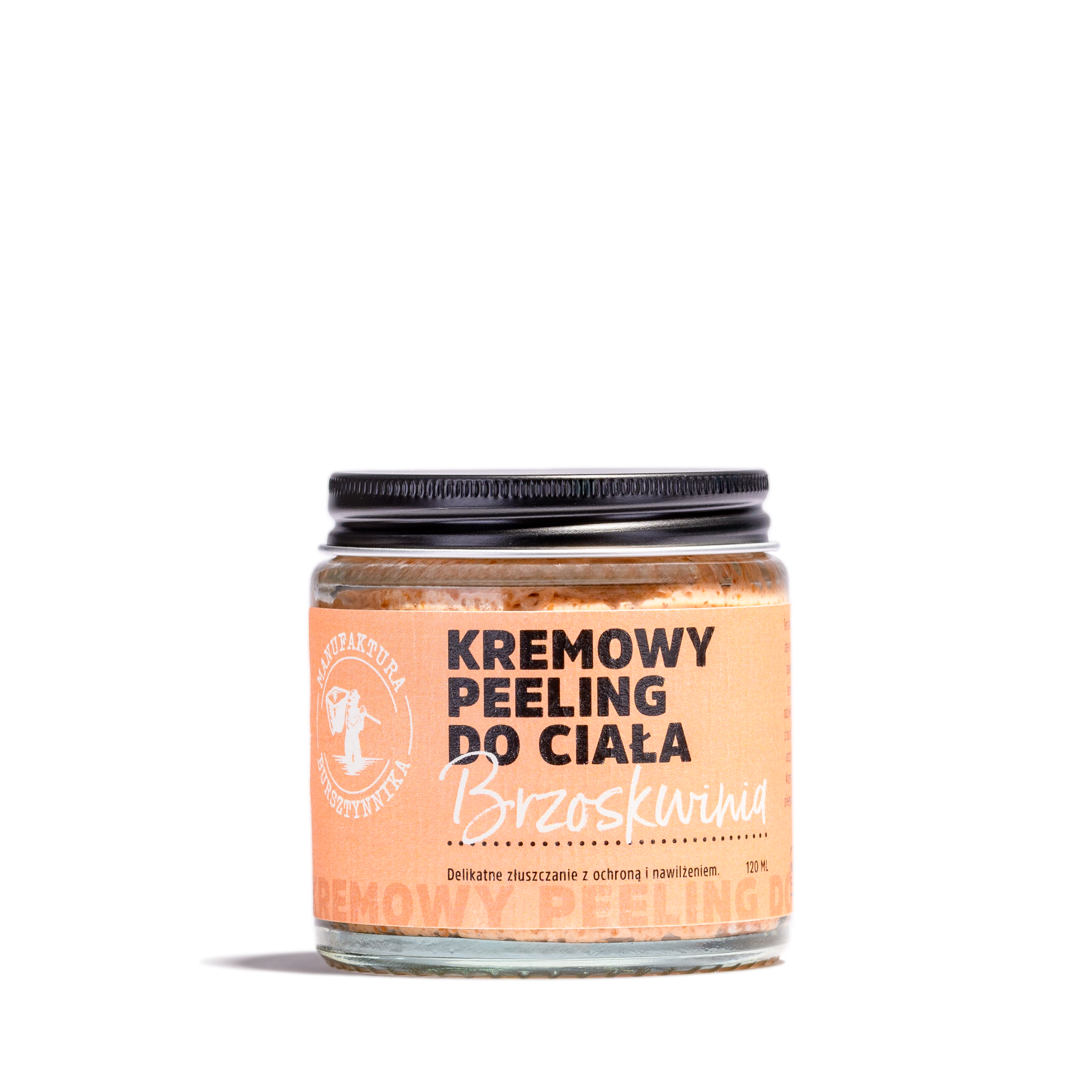 Peach creamy body scrub